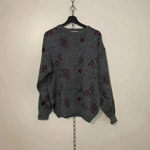 Vintage Tosani  Shapes All Over Print Sweater